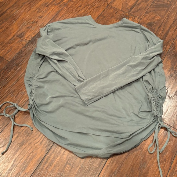 Lululemon Pima Cotton Side Cinch Long Sleeve Top - Picture 2 of 8